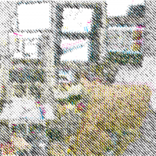 Richard The, Frédéric Eyl — The Unresolved Image (Sketch), Algorithm-generated Image, 2016