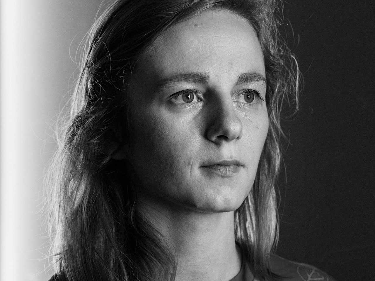 Shannon Finnegan in a black and white portrait.